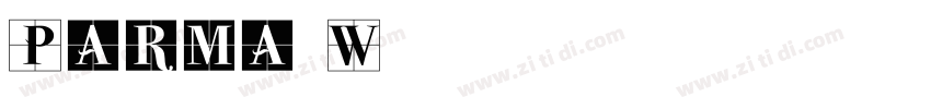 Parma W15字体转换